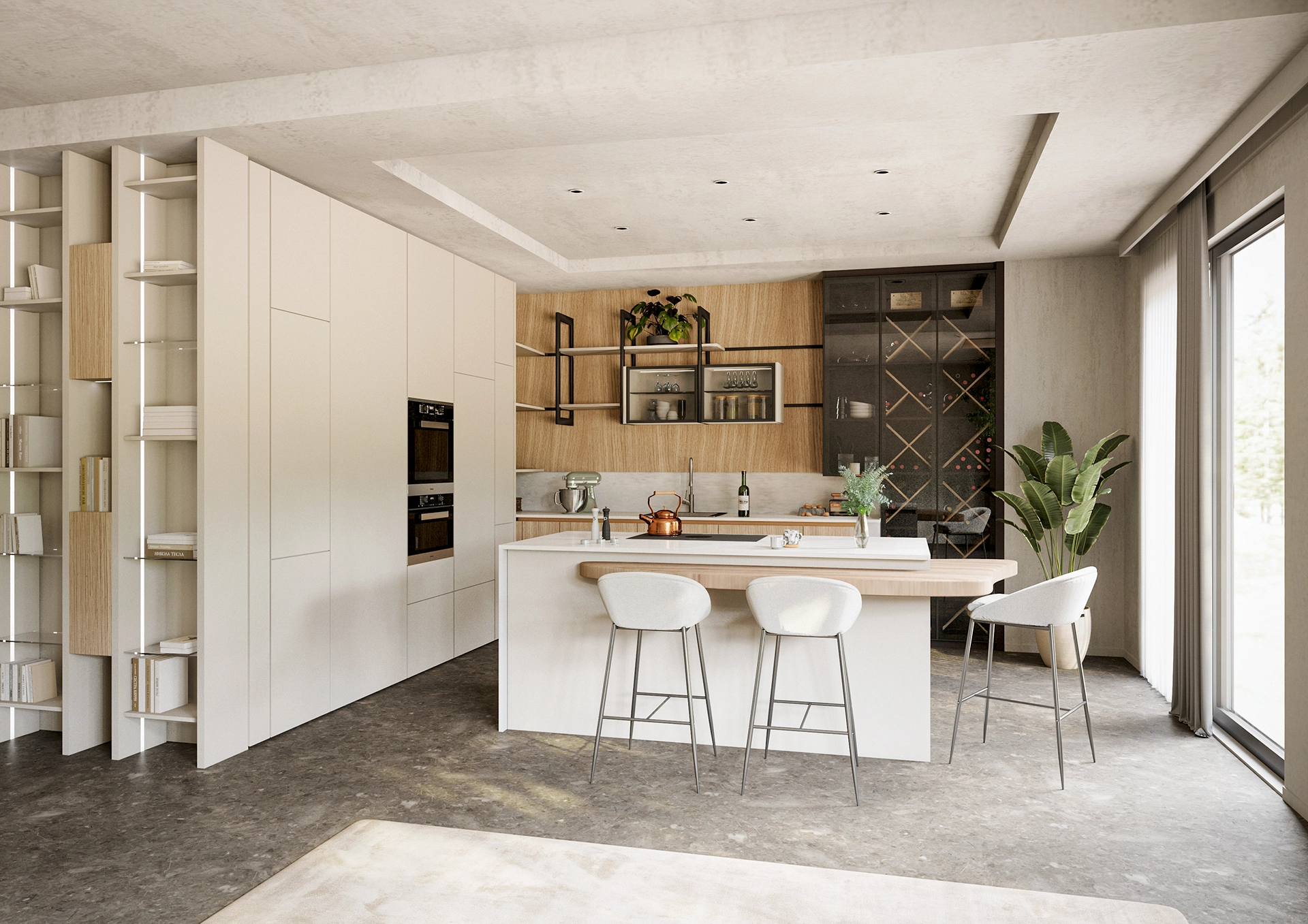 Sublimez votre intérieur avec une cuisine moderne dotée d’une cave à vin intégrée, alliant esthétique, passion œnologique et solutions sur-mesure. Laissez-vous inspirer par nos réalisations et profitez de l’expertise de Cuisines Premier Plan pour l’aménagement d’une cuisine élégante, parfaitement adaptée à vos envies et besoins de conservation du vin.