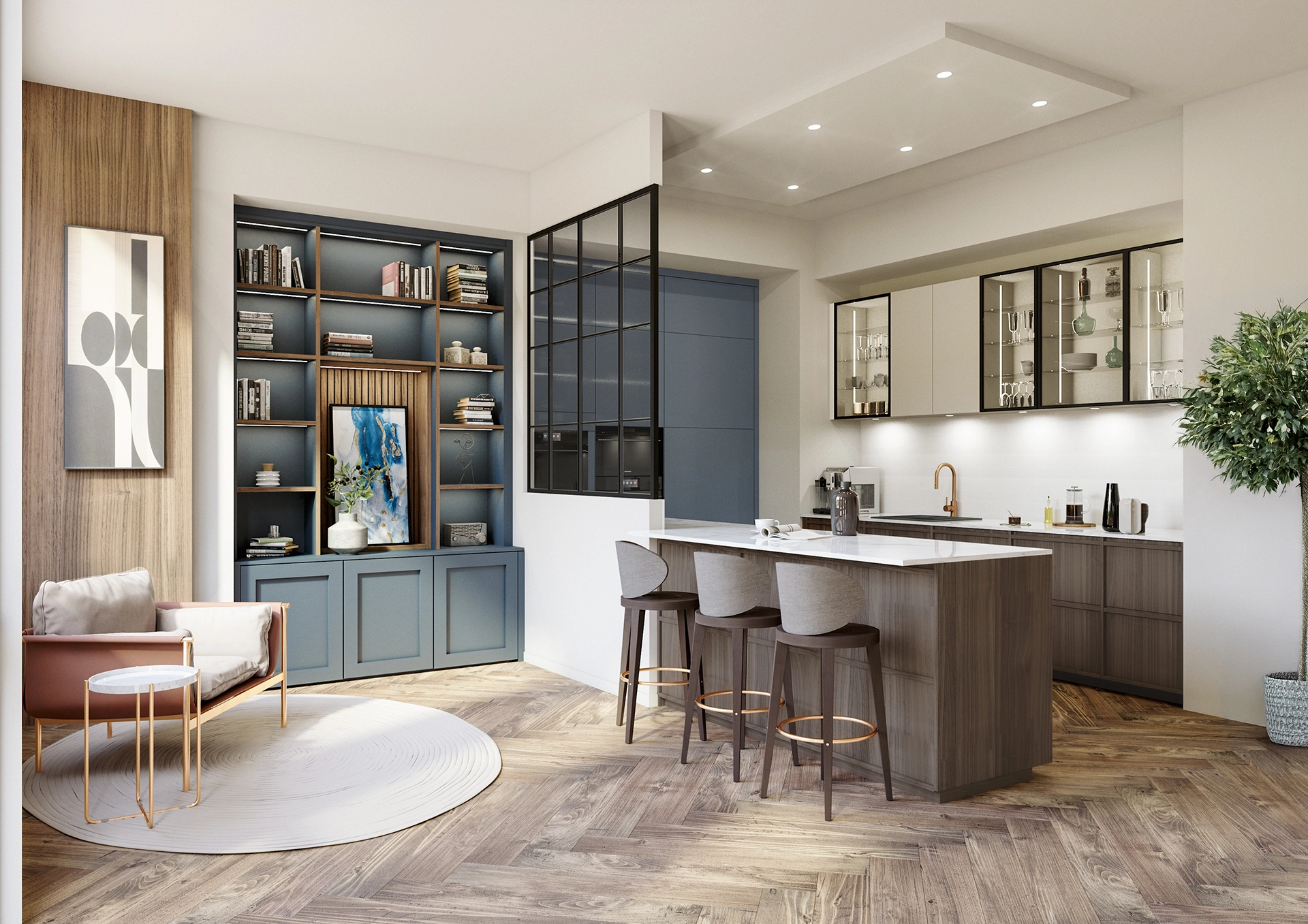 Découvrez l’art d’aménager une cuisine ouverte avec coin salon, alliant esthétique moderne, convivialité et solutions sur-mesure. Guidez-vous parmi nos inspirations et bénéficiez de l’expertise de Cuisines Premier Plan pour créer un espace unique, chaleureux et parfaitement adapté à votre intérieur.